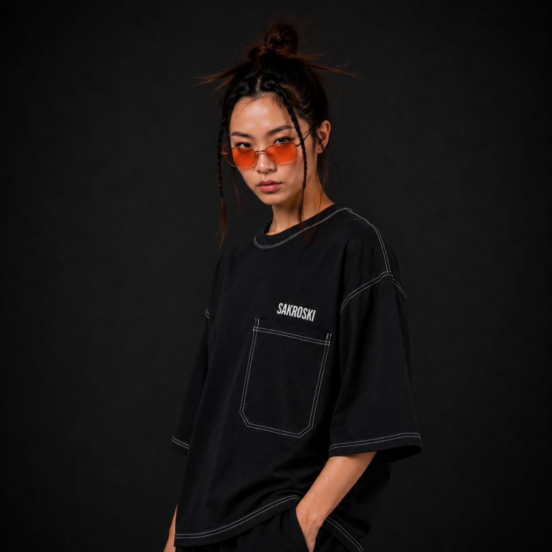 Core Black Pocket TEE