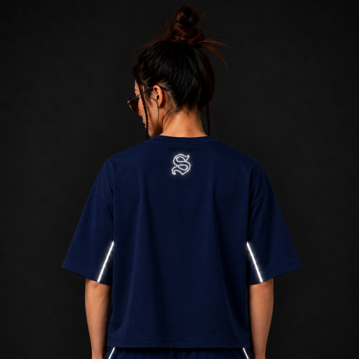 Kairo Nights Navy Blue Boxy T-Shirt, FINAL EDITION