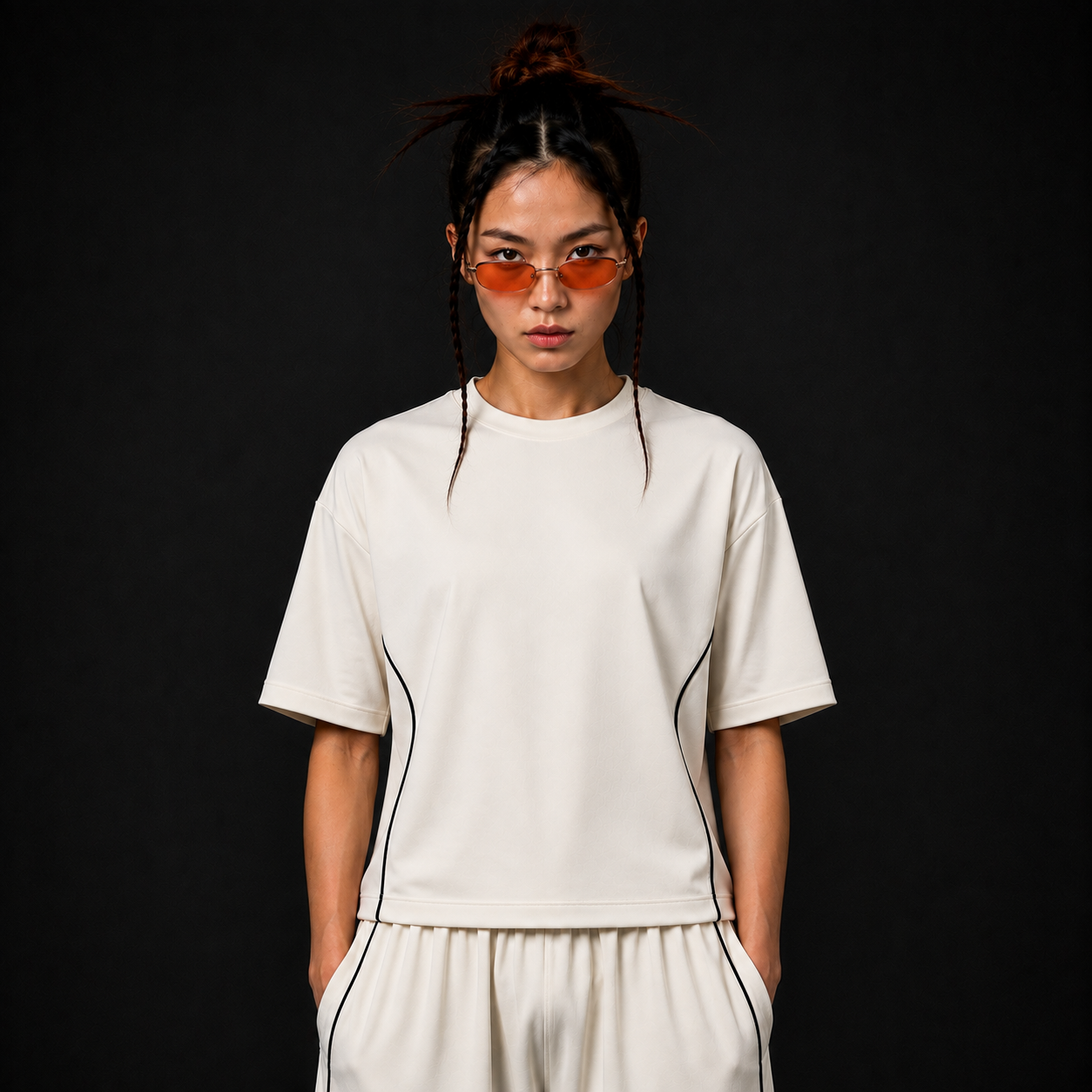 Kairo Nights White Boxy T-Shirt, FINAL EDITION