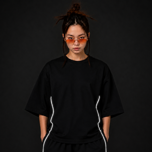 Kairo Night Cropped Boxy T-Shirt