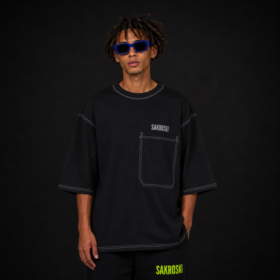 Core Black Pocket TEE