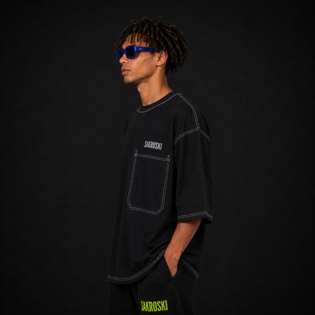 Core Black Pocket TEE