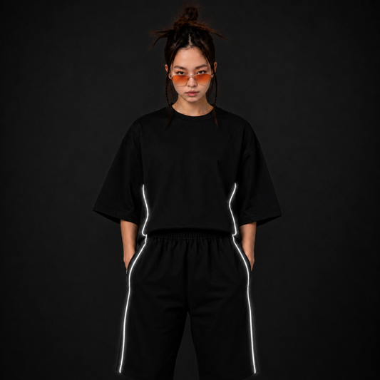 Kairo Night Cropped Boxy Tee