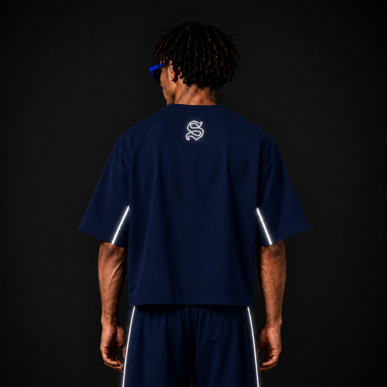 Kairo Nights Navy Blue Boxy T-Shirt, FINAL EDITION