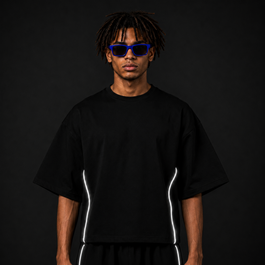 Kairo Night Cropped Boxy T-Shirt