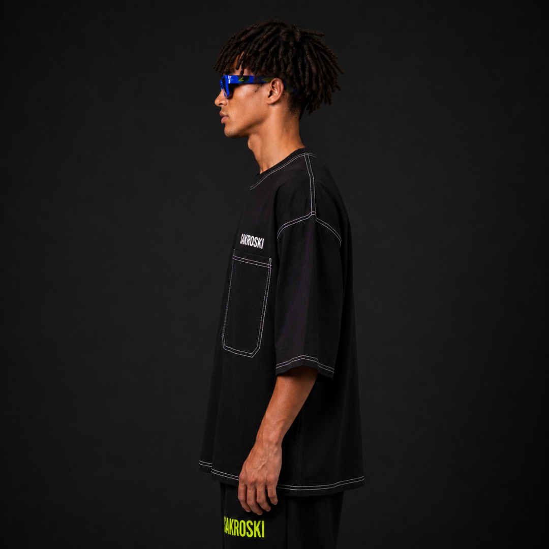 Core Black Pocket TEE