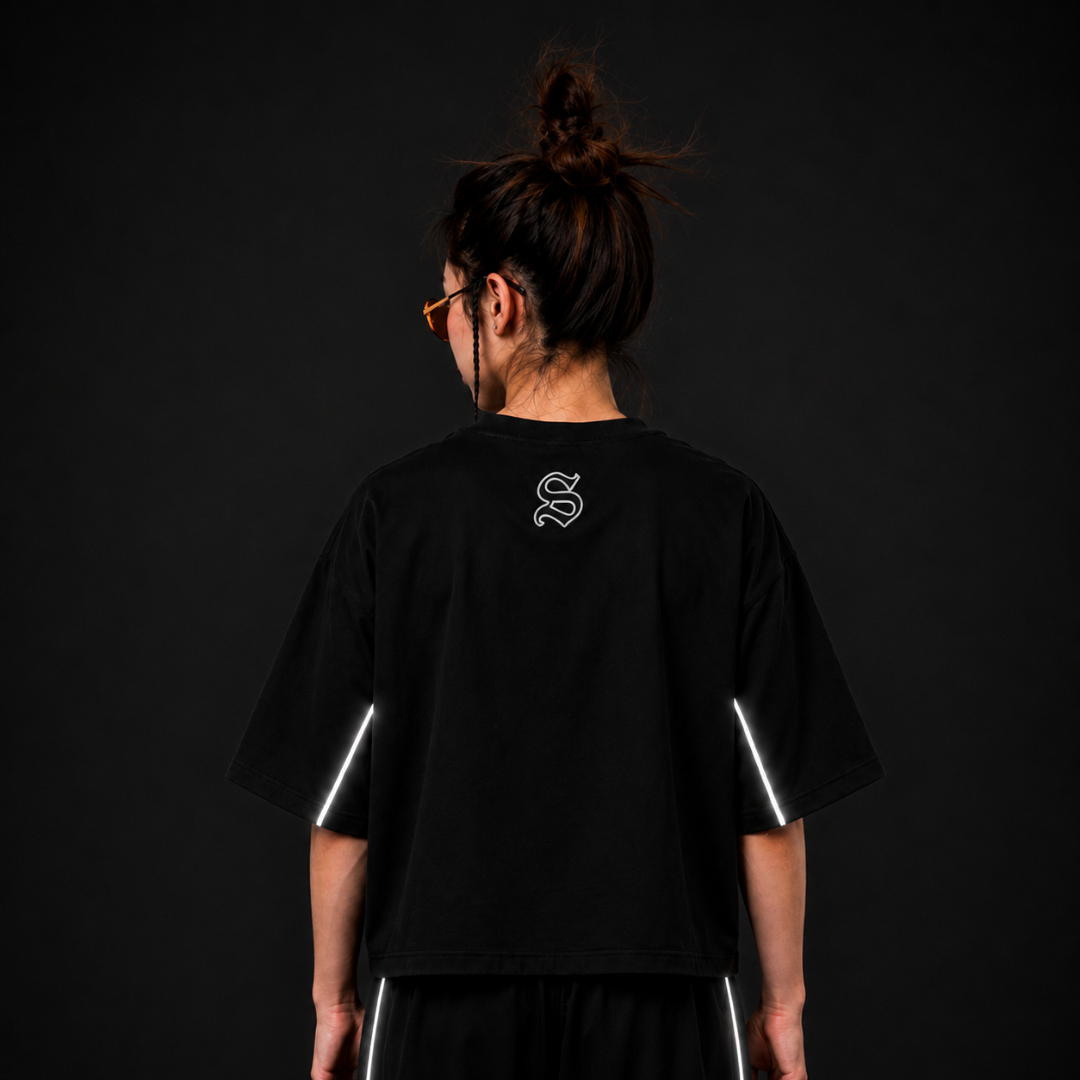 Kairo Night Cropped Boxy T-Shirt