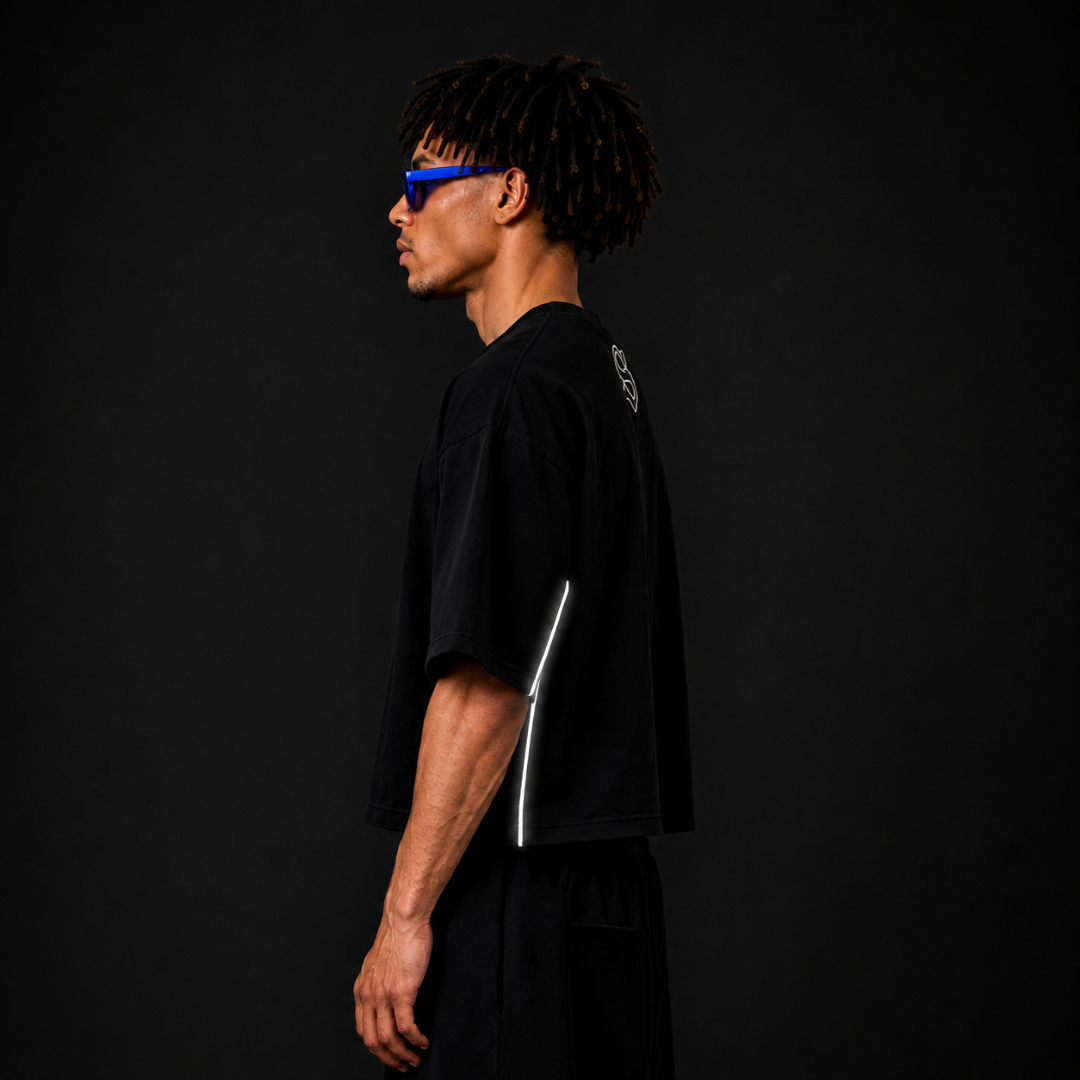 Kairo Night Cropped Boxy T-Shirt