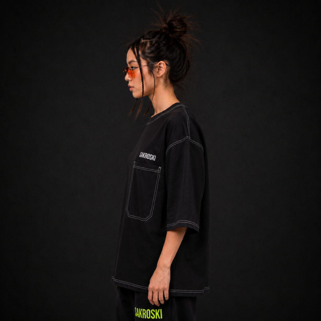 Core Black Pocket TEE