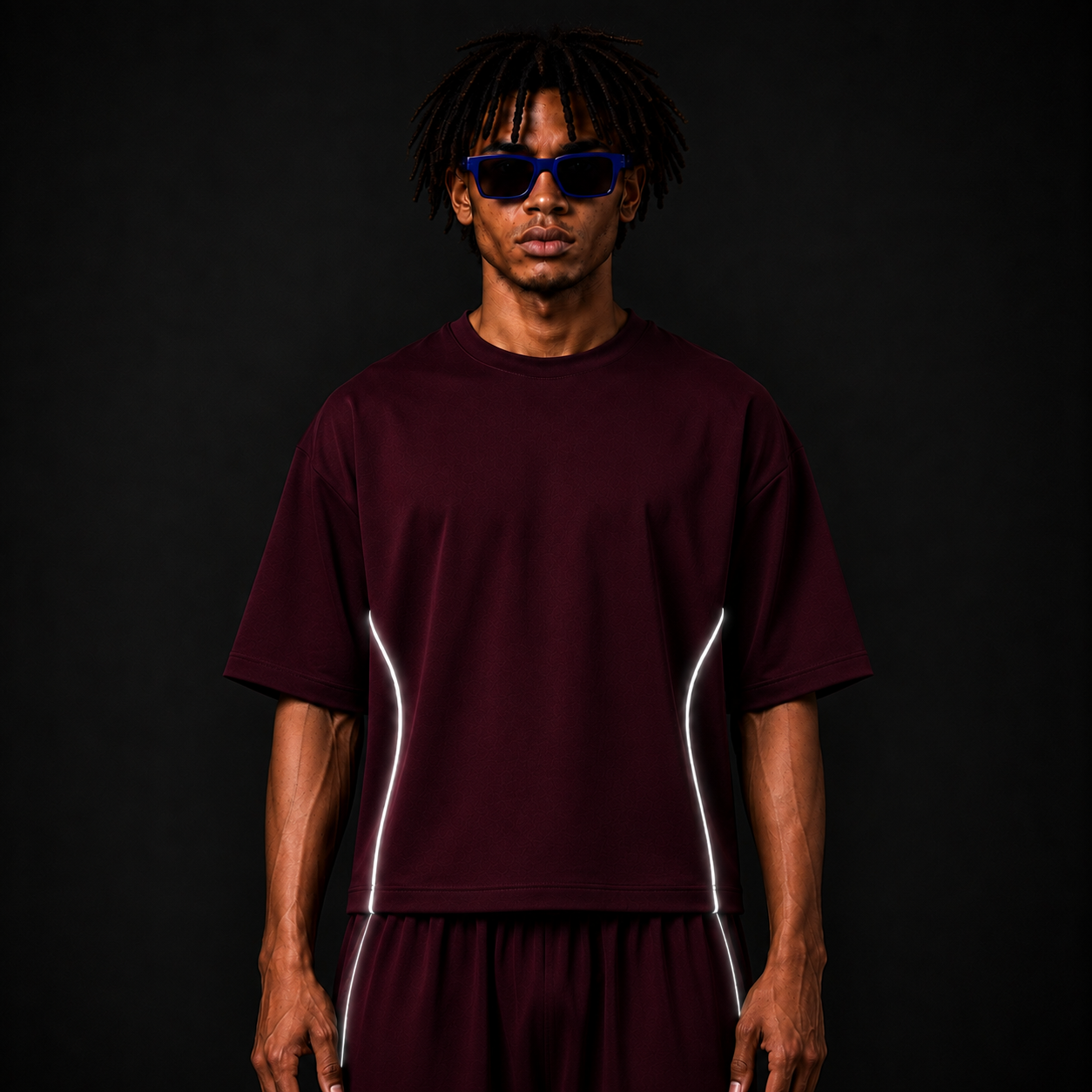 Kairo Nights Burgundy Boxy T-Shirt, FINAL EDITION