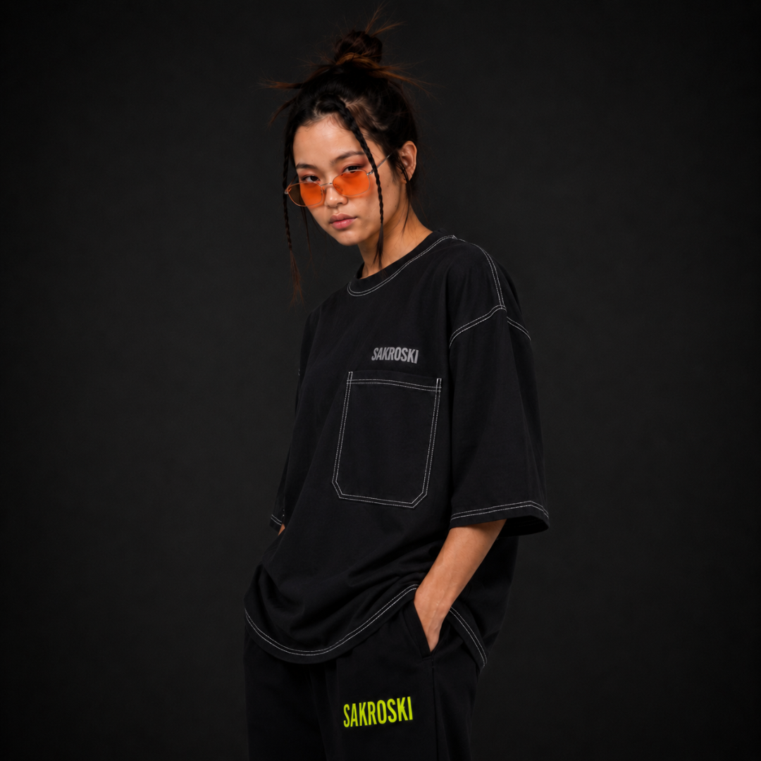 Core Black Pocket TEE