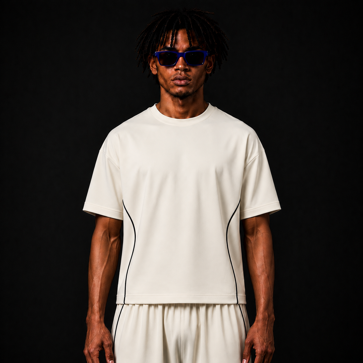 Kairo Nights White Boxy T-Shirt, FINAL EDITION