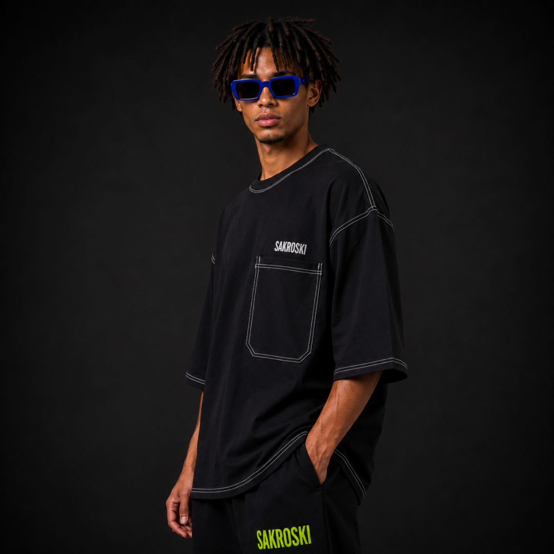 Core Black Pocket TEE