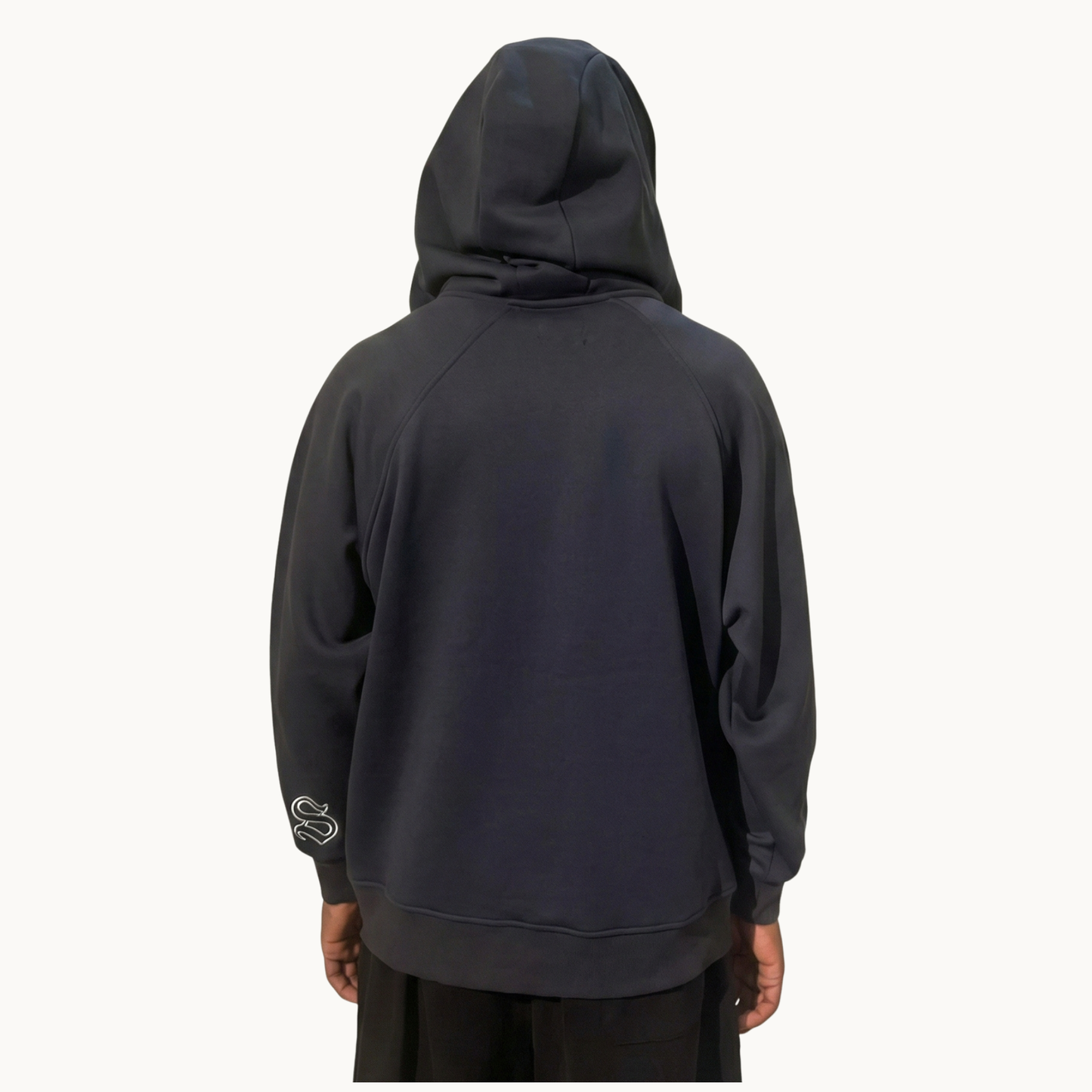 Sakroski J-01 Dual Zip Hoodie — Charcoal