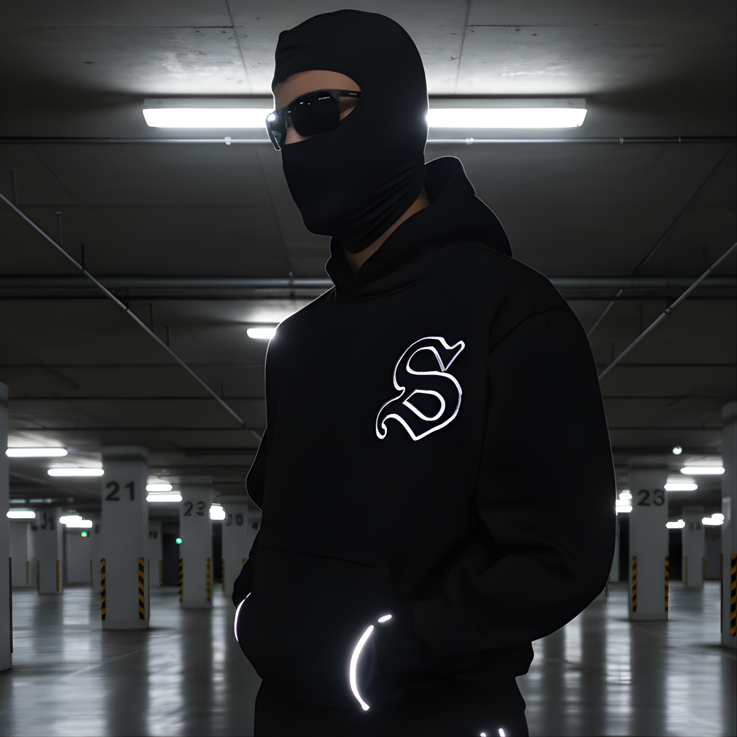 Reflective Reality Hoodie — Shadow Edition