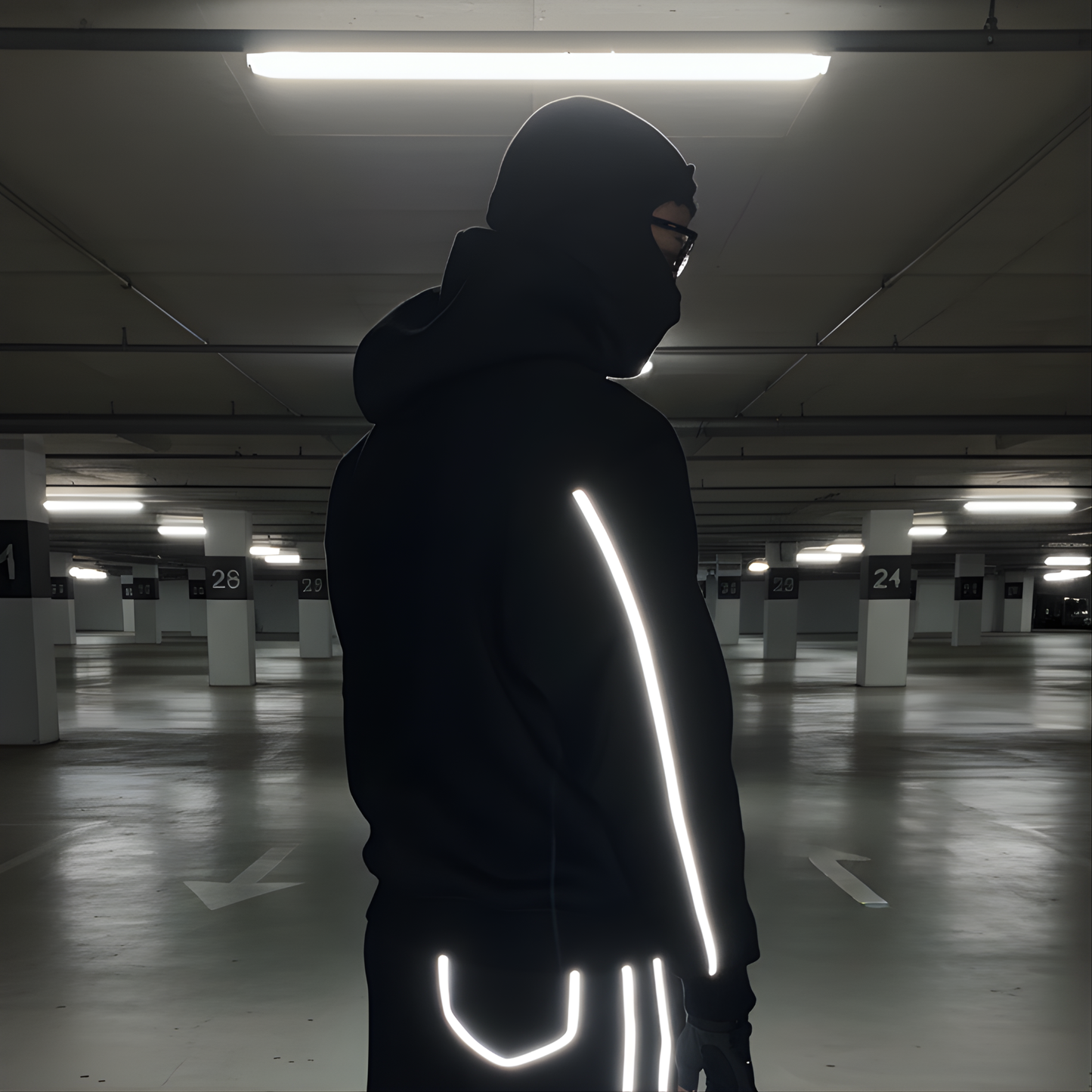 Reflective Reality Hoodie — Shadow Edition