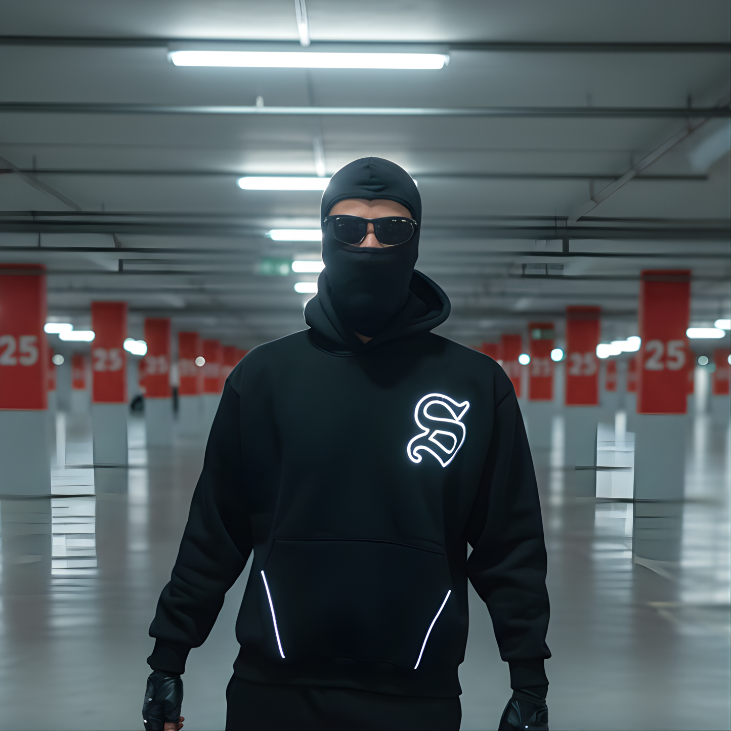 Reflective Reality Hoodie — Shadow Edition