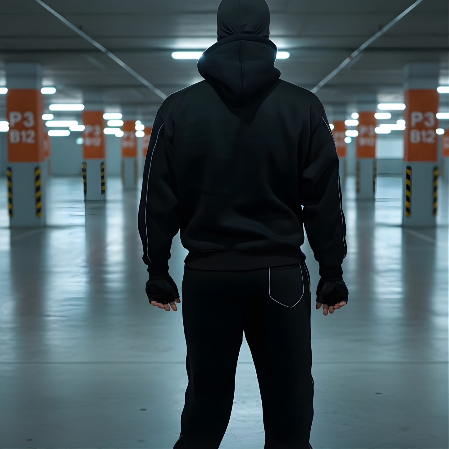 Reflective Reality Set — Shadow Edition (Hoodie + Pants)